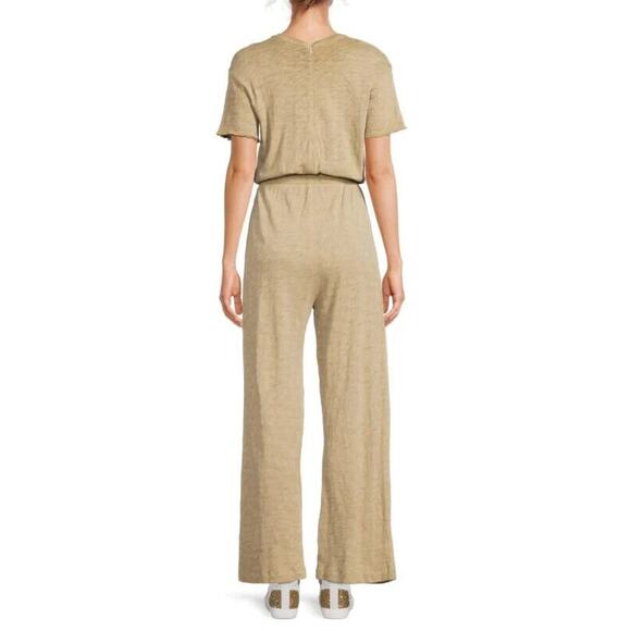 ATM NWOT Tan Sublime Wash Drawstring Jumpsuit Size XS - Picture 6 of 6